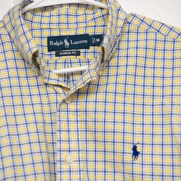 Ralph Lauren Polo Blue and Yellow - Picture 1 of 3